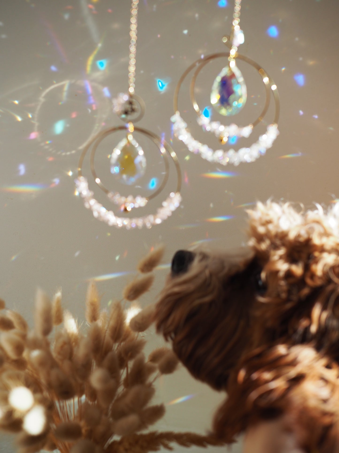 Swarovski kristályokkal felfűzött Napfogó