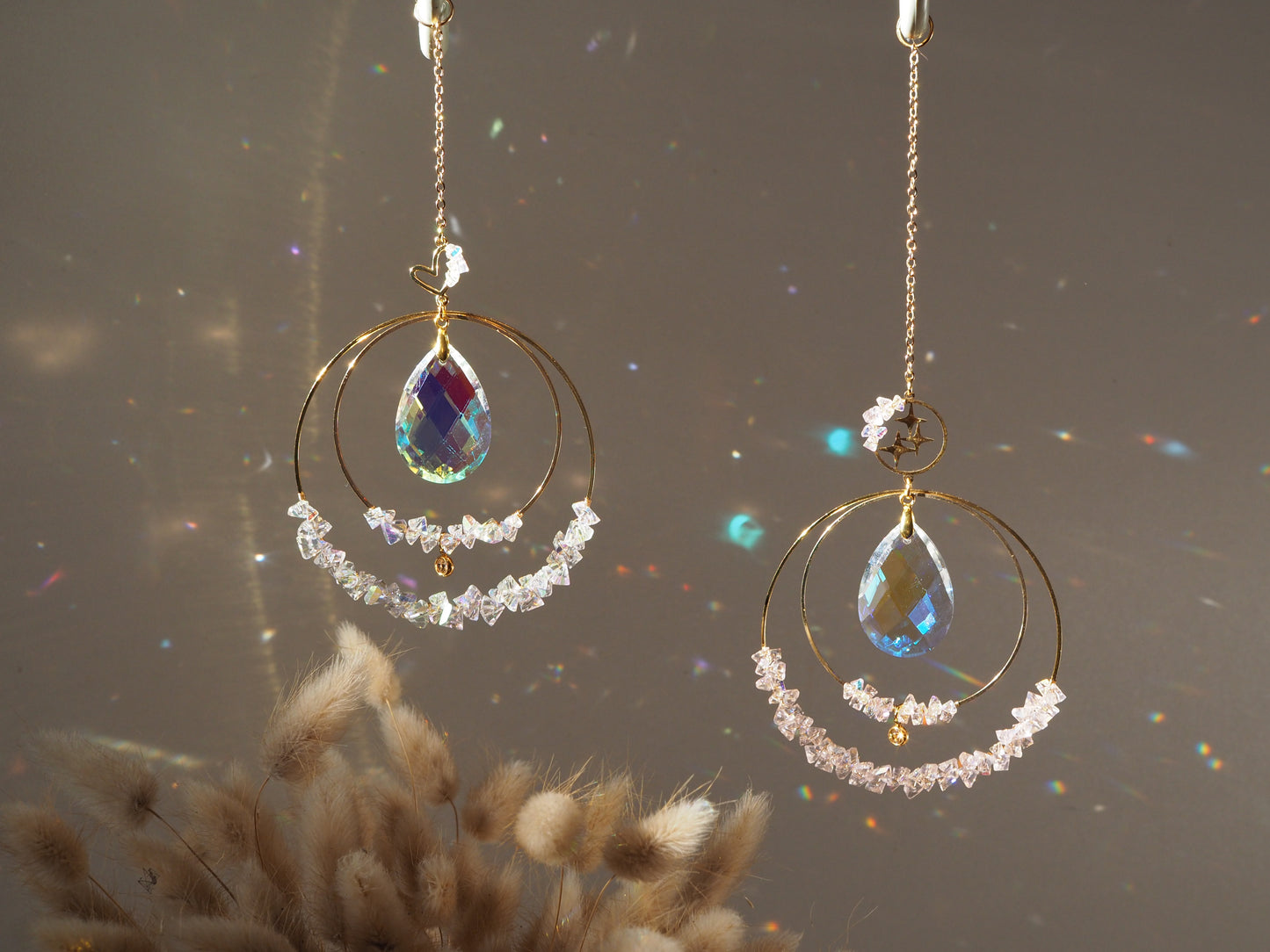 Swarovski kristályokkal felfűzött Napfogó