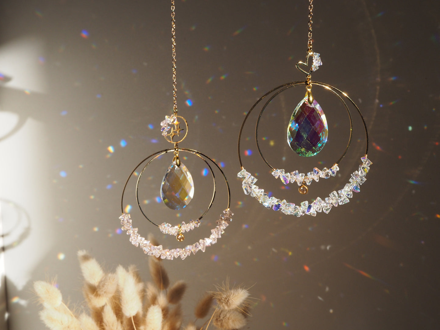 Swarovski kristályokkal felfűzött Napfogó