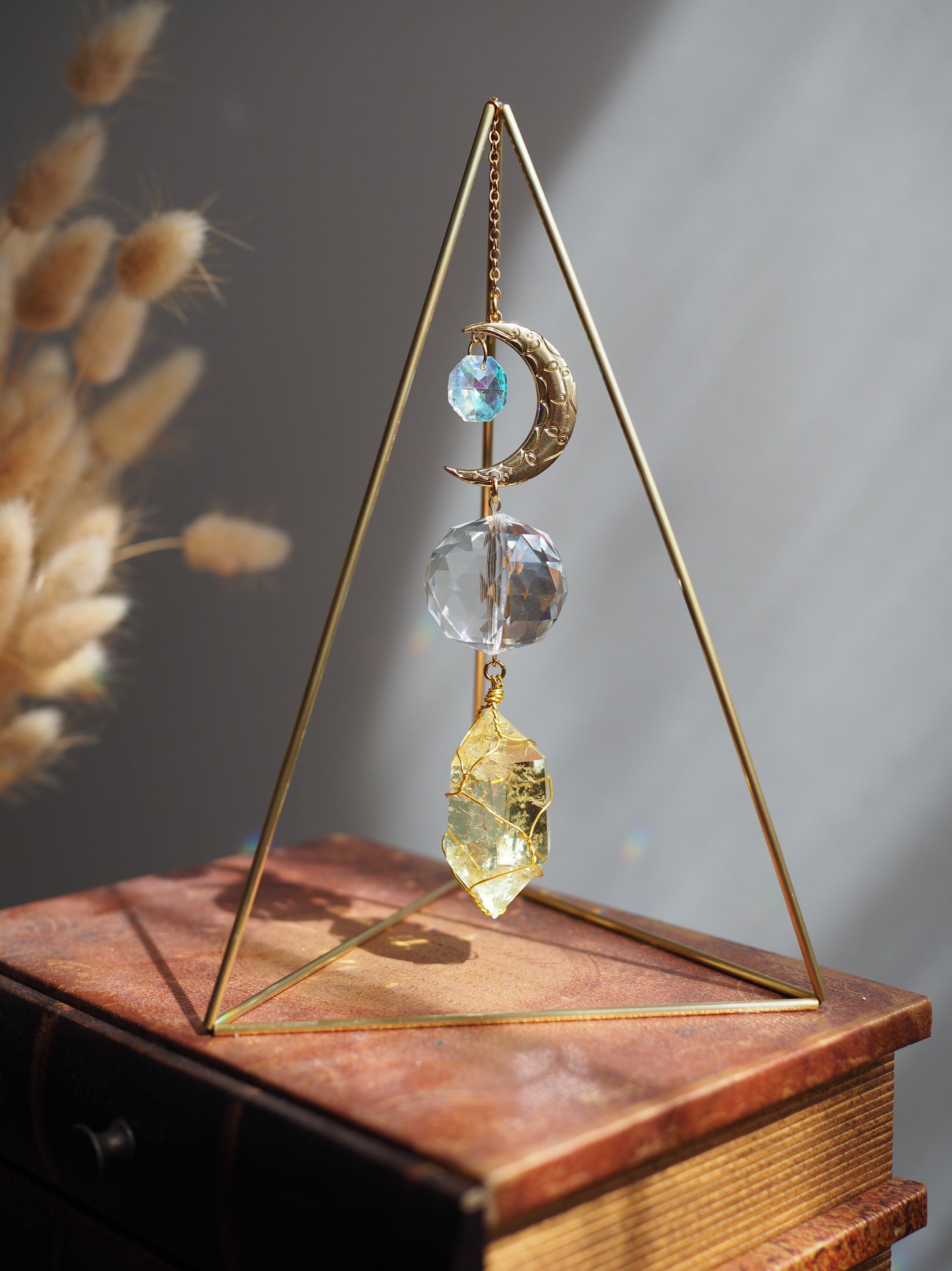 Álló napfogó Citrinnel és ametiszttel - Arion