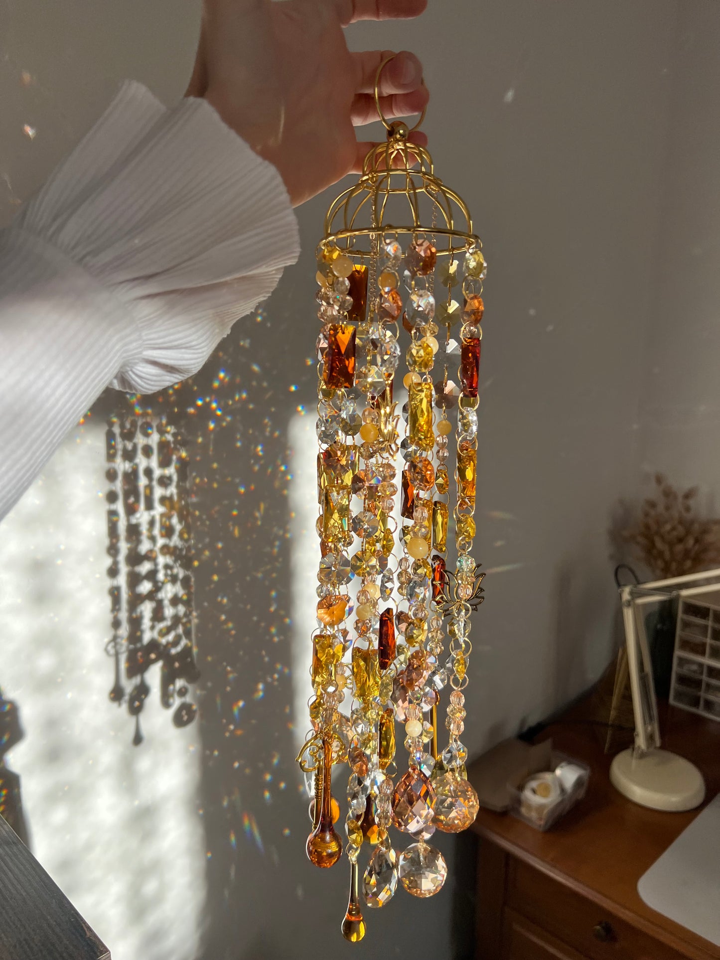 Aria- sárga kristály Szélcsengő - Napfogó