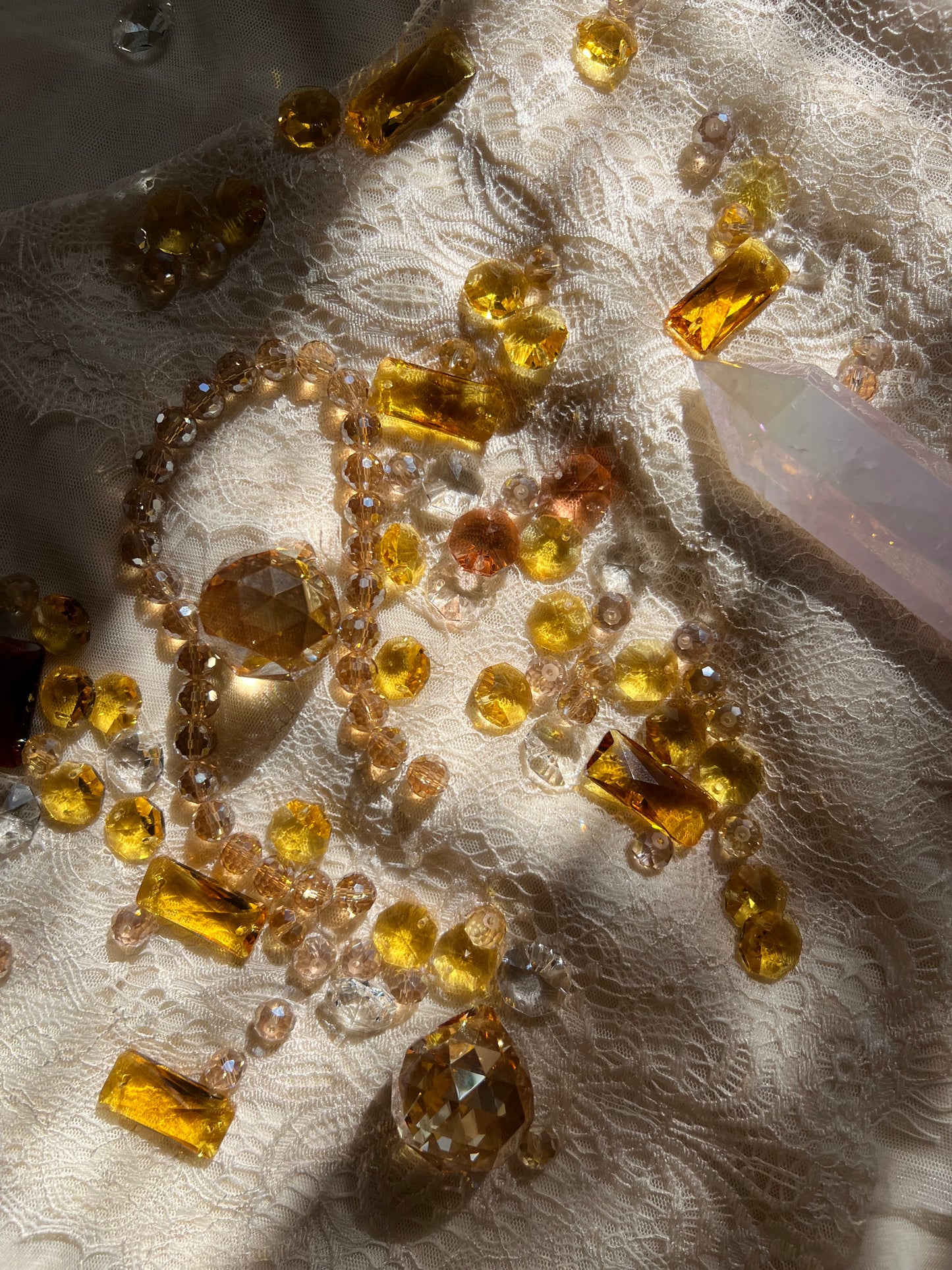 Aria- sárga kristály Szélcsengő - Napfogó