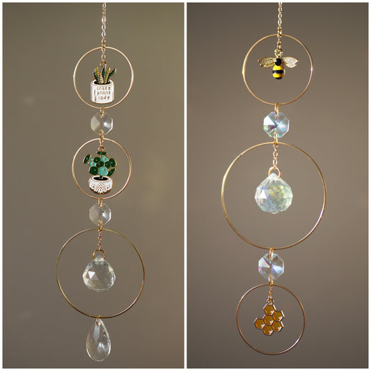 Méhecske-méz / Szoba növény medálos Napfogó- Suncatchers