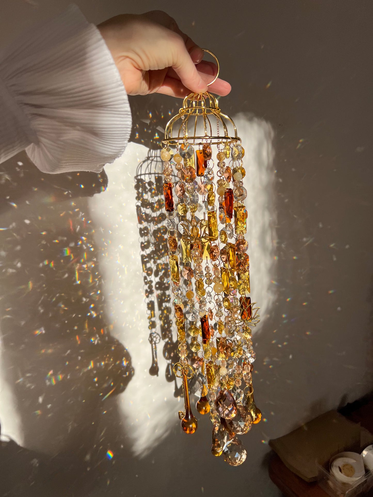 Aria- sárga kristály Szélcsengő - Napfogó