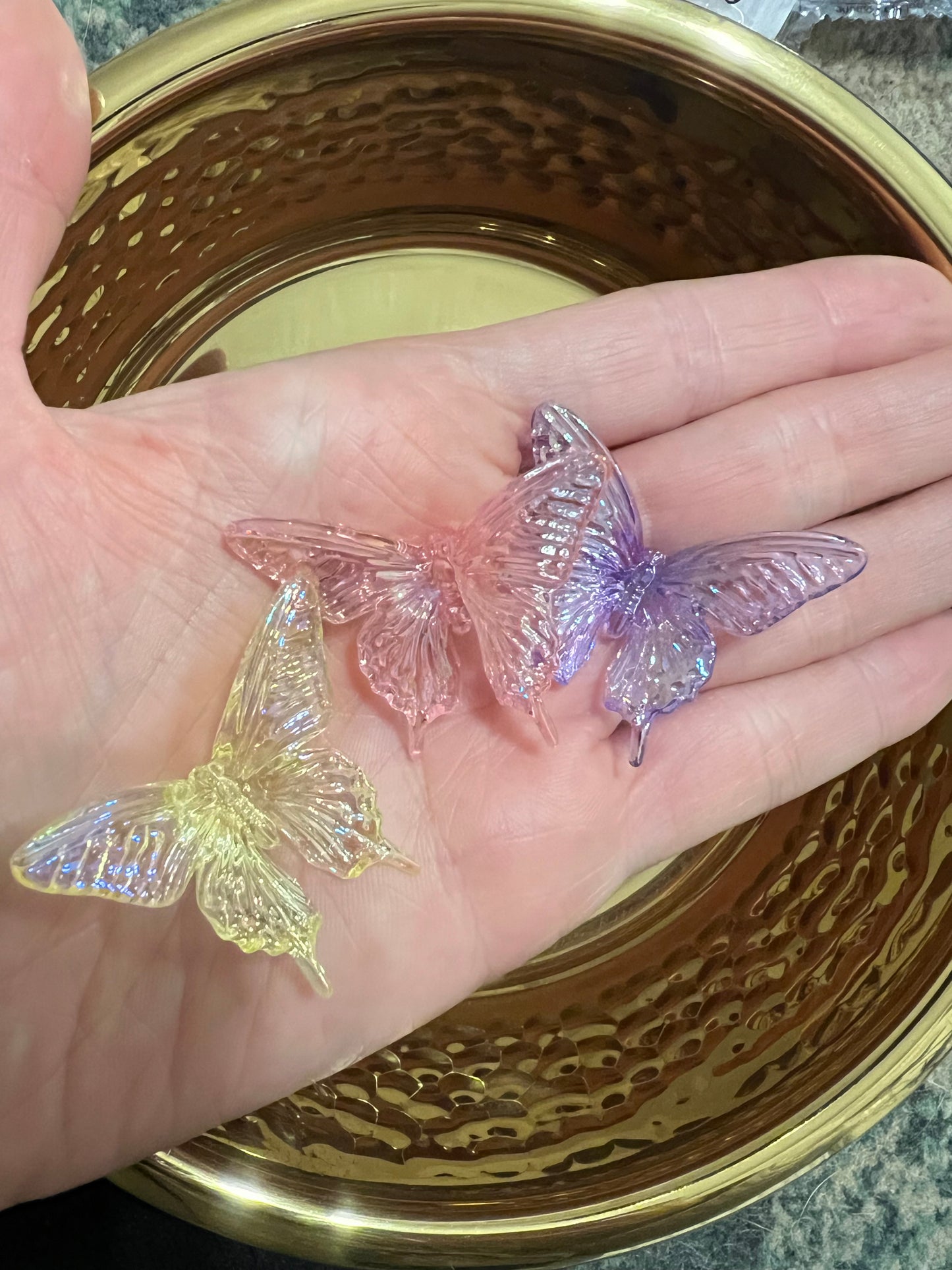 Pillangós kristály függő napfogó - suncatcher