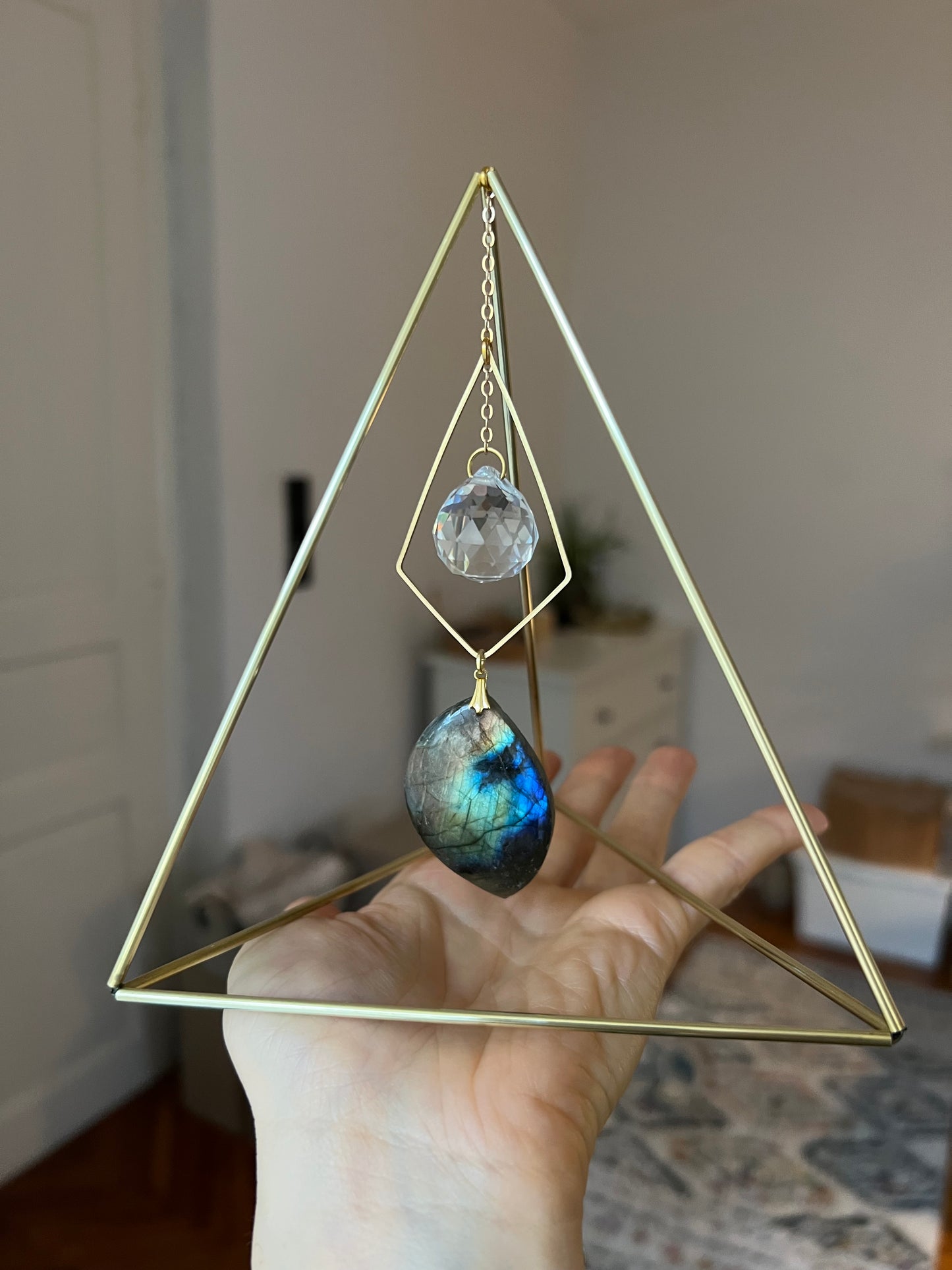 Mira asztali dísz prizma, napfogó, suncatcher