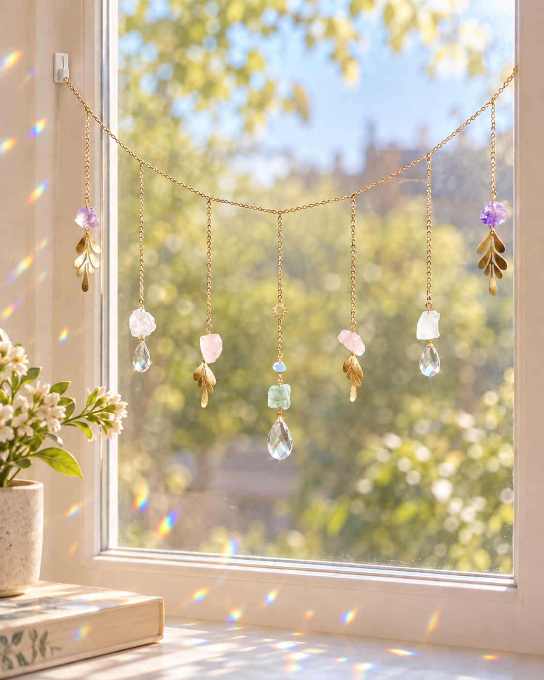 Shani- kristály napfogó, suncatcher, ablakdísz